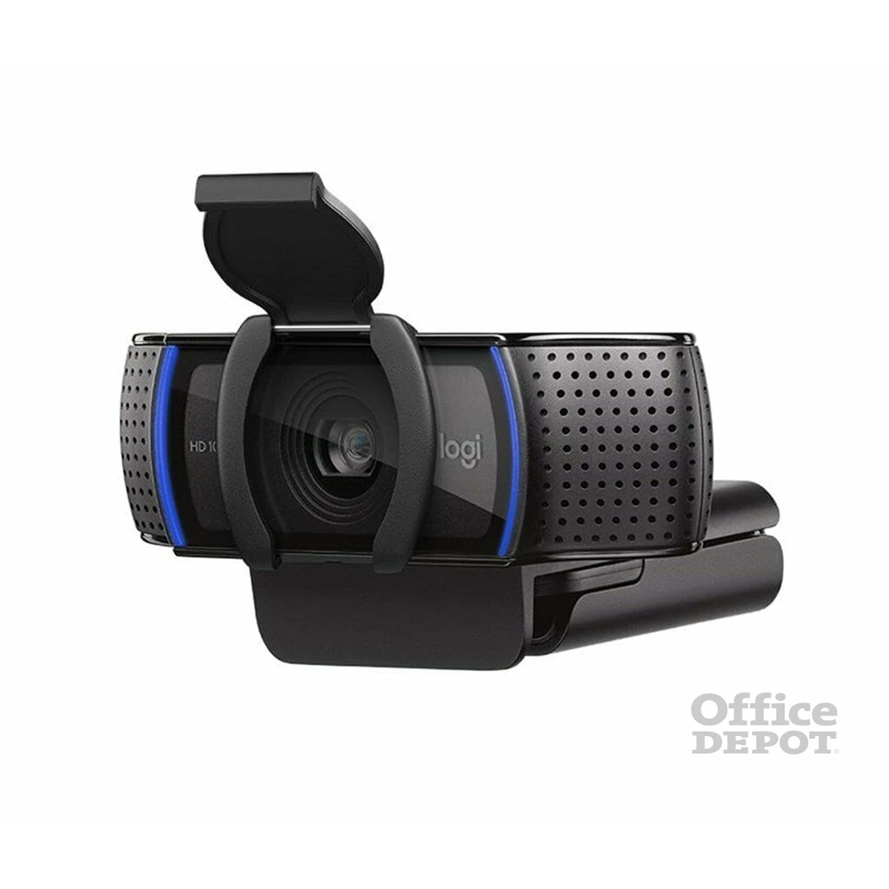 Logitech C920S Pro 1080p mikrofonos fekete webkamera