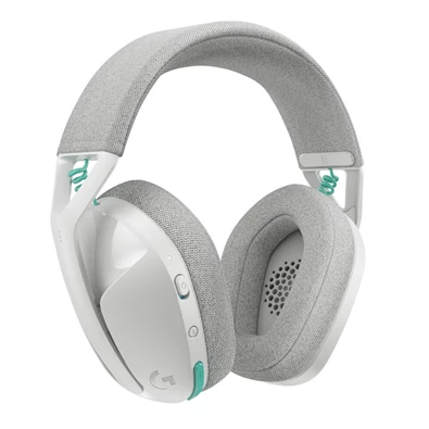 Logitech G321 LIGHTSPEED vezeték nélküli fehér gamer headset