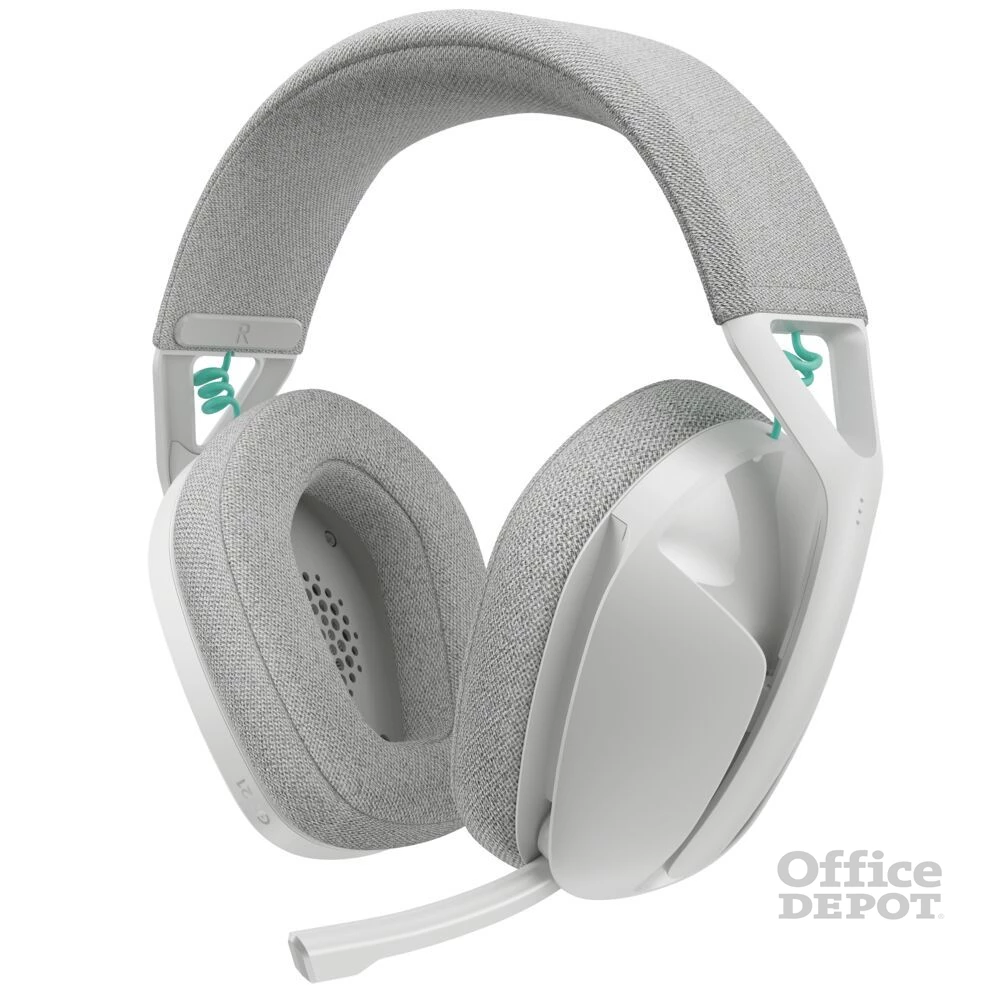 Logitech G321 LIGHTSPEED vezeték nélküli fehér gamer headset