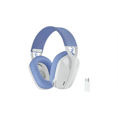 Logitech G435 Lightspeed Dolby Atmos 7.1 Surround Wireless fehér vezeték nélküli gamer headset Logitech G435 Lightspeed Dolby Atmos 7.1 Surround Wireless fehér vezeték nélküli gamer headset
