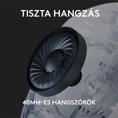 Logitech G435 Lightspeed Dolby Atmos 7.1 Surround Wireless fehér vezeték nélküli gamer headset Logitech G435 Lightspeed Dolby Atmos 7.1 Surround Wireless fehér vezeték nélküli gamer headset