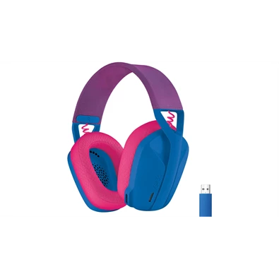 Logitech G435 Lightspeed Wireless kék gamer headset + Logitech G Pro Hero Gaming USB egér Logitech G435 Lightspeed Wireless kék gamer headset + Logitech G Pro Hero Gaming USB egér