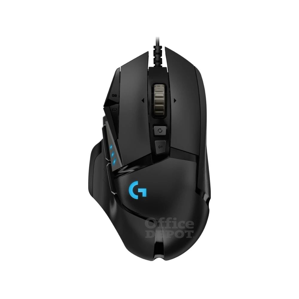 Logitech G502 HERO USB fekete gamer egér