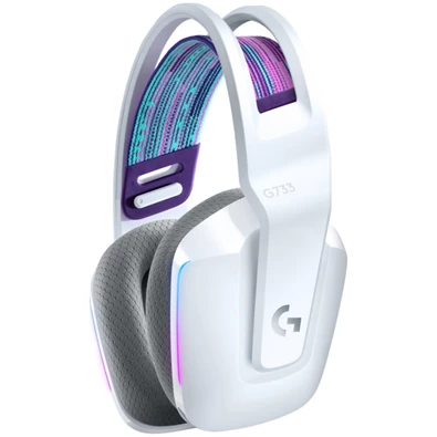 Logitech G733 Lightspeed Wireless RGB fehér gamer headset (Újracsomagolt) Logitech G733 Lightspeed Wireless RGB fehér gamer headset (Újracsomagolt)
