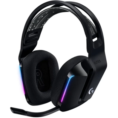 Logitech G733 Lightspeed Wireless RGB fekete gamer headset Logitech G733 Lightspeed Wireless RGB fekete gamer headset