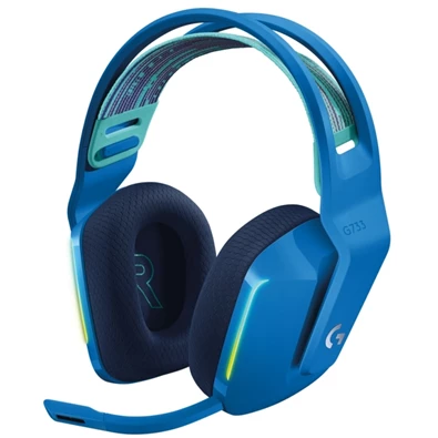 Logitech G733 Lightspeed Wireless RGB kék gamer headset Logitech G733 Lightspeed Wireless RGB kék gamer headset