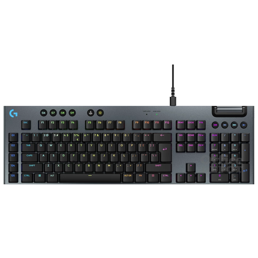 Logitech G915 X Corded  US vezetékes fekete billentyűzet