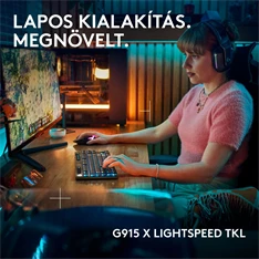 Logitech G915 X LIGHTSPEED TKL US vezeték nélküli fekete billentyűzet Logitech G915 X LIGHTSPEED TKL US vezeték nélküli fekete billentyűzet