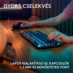 Logitech G915 X LIGHTSPEED TKL US vezeték nélküli fekete billentyűzet Logitech G915 X LIGHTSPEED TKL US vezeték nélküli fekete billentyűzet