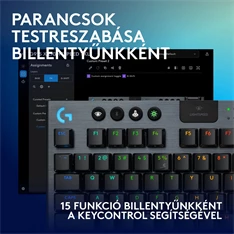 Logitech G915 X LIGHTSPEED TKL US vezeték nélküli fekete billentyűzet Logitech G915 X LIGHTSPEED TKL US vezeték nélküli fekete billentyűzet