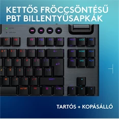 Logitech G915 X LIGHTSPEED TKL US vezeték nélküli fekete billentyűzet Logitech G915 X LIGHTSPEED TKL US vezeték nélküli fekete billentyűzet