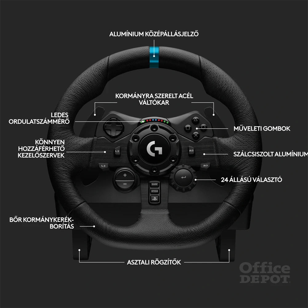 Logitech G923 Trueforce PC/PS4/PS5 versenykormány