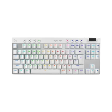Logitech G PRO X TKL LIGHTSPEED US vezeték nélküli RGB fehér gamer billentyűzet Logitech G PRO X TKL LIGHTSPEED US vezeték nélküli RGB fehér gamer billentyűzet