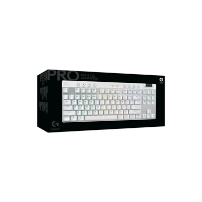 Logitech G PRO X TKL LIGHTSPEED US vezeték nélküli RGB fehér gamer billentyűzet Logitech G PRO X TKL LIGHTSPEED US vezeték nélküli RGB fehér gamer billentyűzet