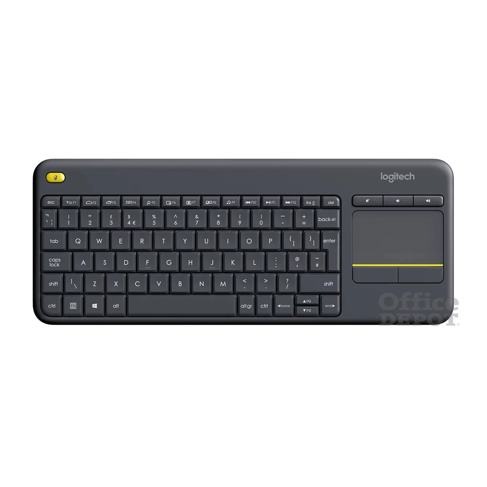 Logitech K400 Plus Touchpad HUN fekete vezeték nélküli billentyűzet