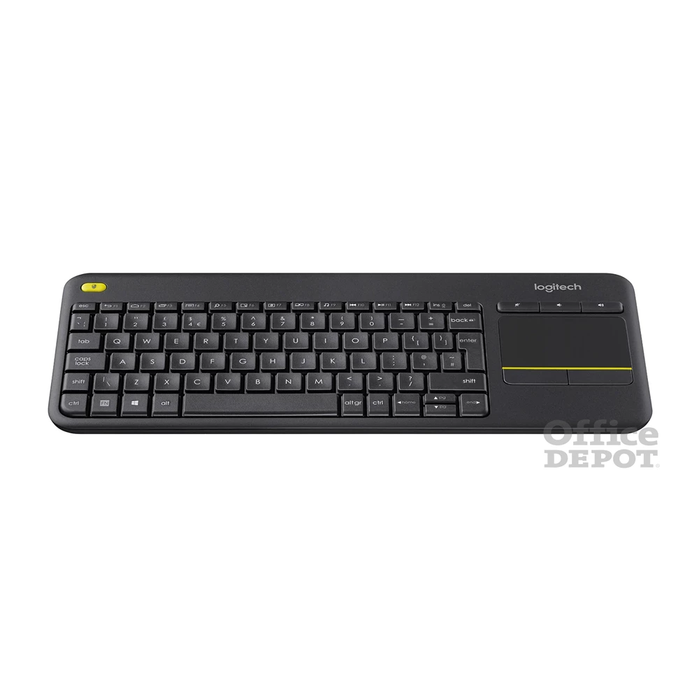 Logitech K400 Plus Touchpad HUN fekete vezeték nélküli billentyűzet