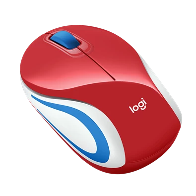 Logitech M187 vezeték nélküli piros notebook egér Logitech M187 vezeték nélküli piros notebook egér