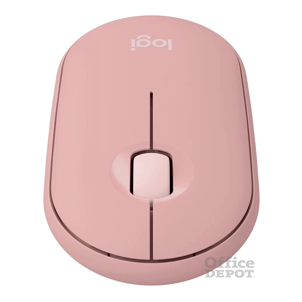 Logitech M350S Pebble Mouse 2 vezeték nélküli rózsaszín egér