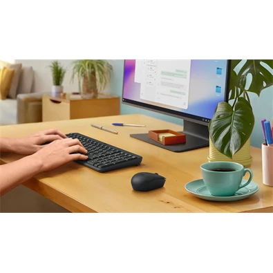 Logitech MK250 HUN grafitszürke vezeték nélküli billentyűzet + egér