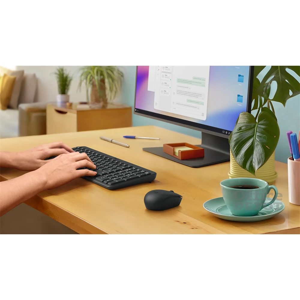 Logitech MK250 HUN grafitszürke vezeték nélküli billentyűzet + egér