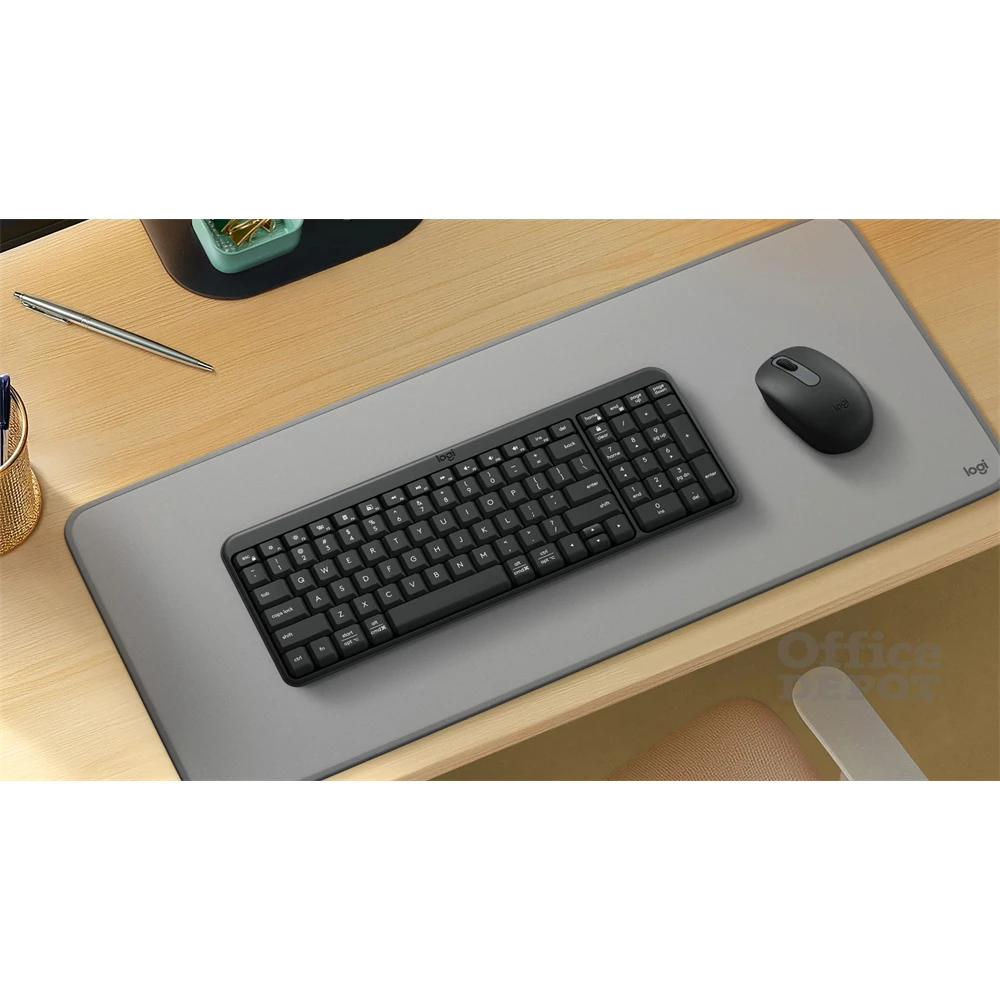 Logitech MK250 HUN grafitszürke vezeték nélküli billentyűzet + egér