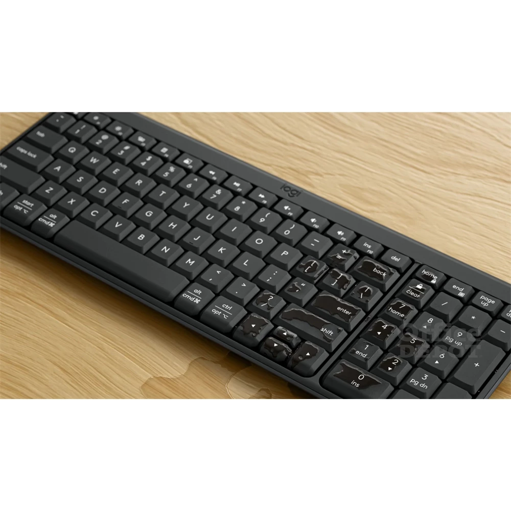Logitech MK250 HUN grafitszürke vezeték nélküli billentyűzet + egér