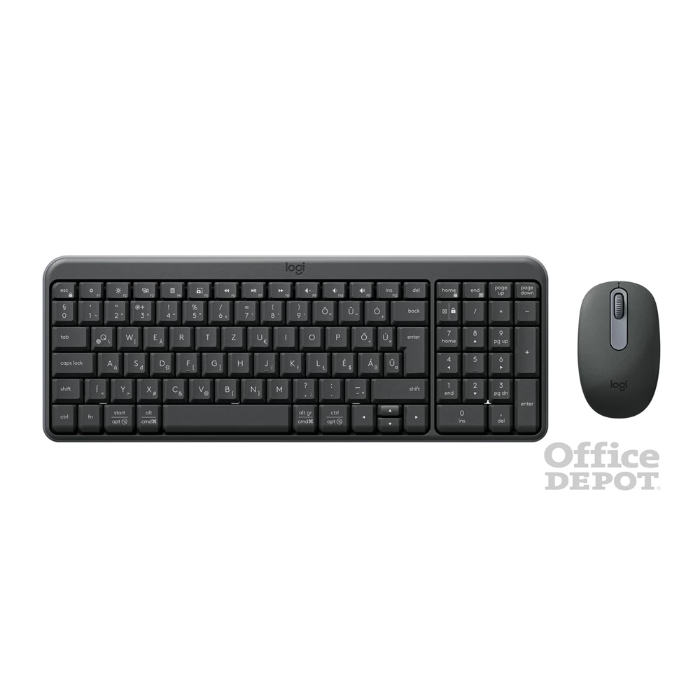 Logitech MK250 HUN grafitszürke vezeték nélküli billentyűzet + egér