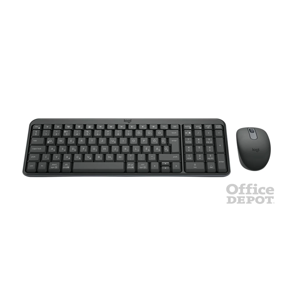 Logitech MK250 HUN grafitszürke vezeték nélküli billentyűzet + egér