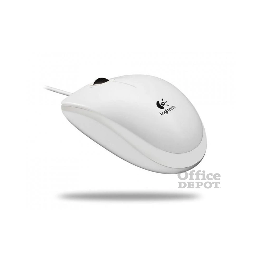 Logitech OEM B100 USB fehér egér