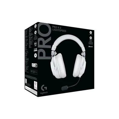 Logitech PRO X 2 LIGHTSPEED Wireless fehér gamer headset Logitech PRO X 2 LIGHTSPEED Wireless fehér gamer headset