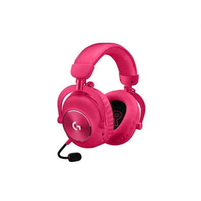 Logitech PRO X 2 LIGHTSPEED Wireless magenta gamer headset Logitech PRO X 2 LIGHTSPEED Wireless magenta gamer headset