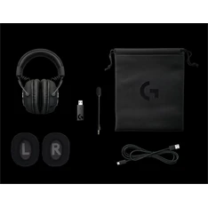 Logitech PRO X Lightspeed Wireless fekete gamer headset (Használt - B) Logitech PRO X Lightspeed Wireless fekete gamer headset (Használt - B)