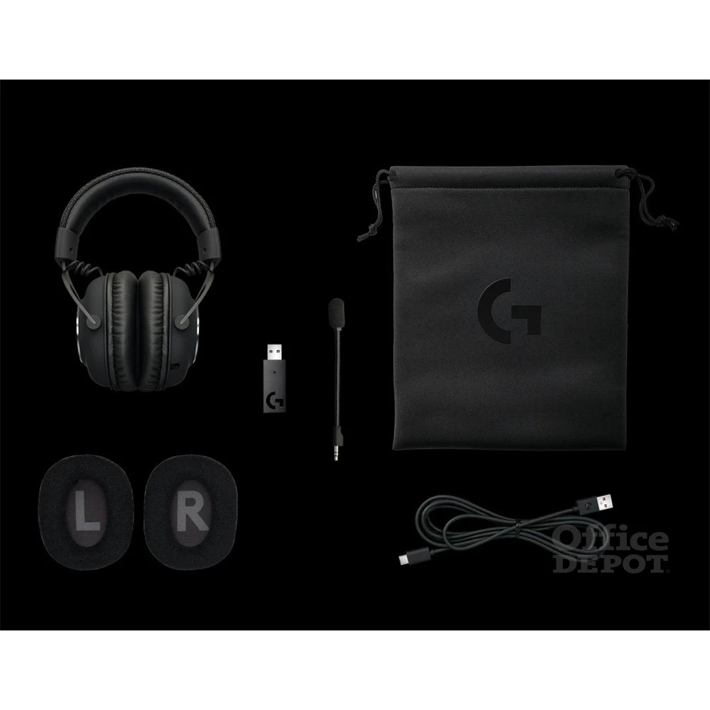 Logitech PRO X Lightspeed Wireless fekete gamer headset (Használt - B)