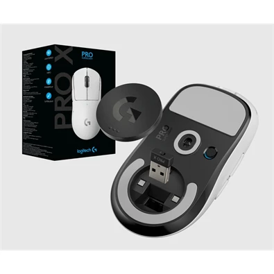 Logitech PRO X Superlight fehér vezeték nélküli egér Logitech PRO X Superlight fehér vezeték nélküli egér