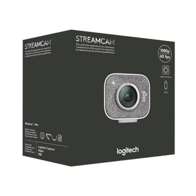 Logitech StreamCam 1080p mikrofonos grafitszürke webkamera Logitech StreamCam 1080p mikrofonos grafitszürke webkamera