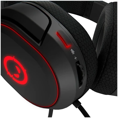 Lorgar Kaya 460 USB, RGB fekete headset Lorgar Kaya 460 USB, RGB fekete headset
