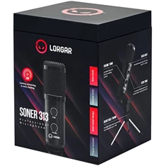 Lorgar Soner 313 fekete gamer mikrofon Lorgar Soner 313 fekete gamer mikrofon
