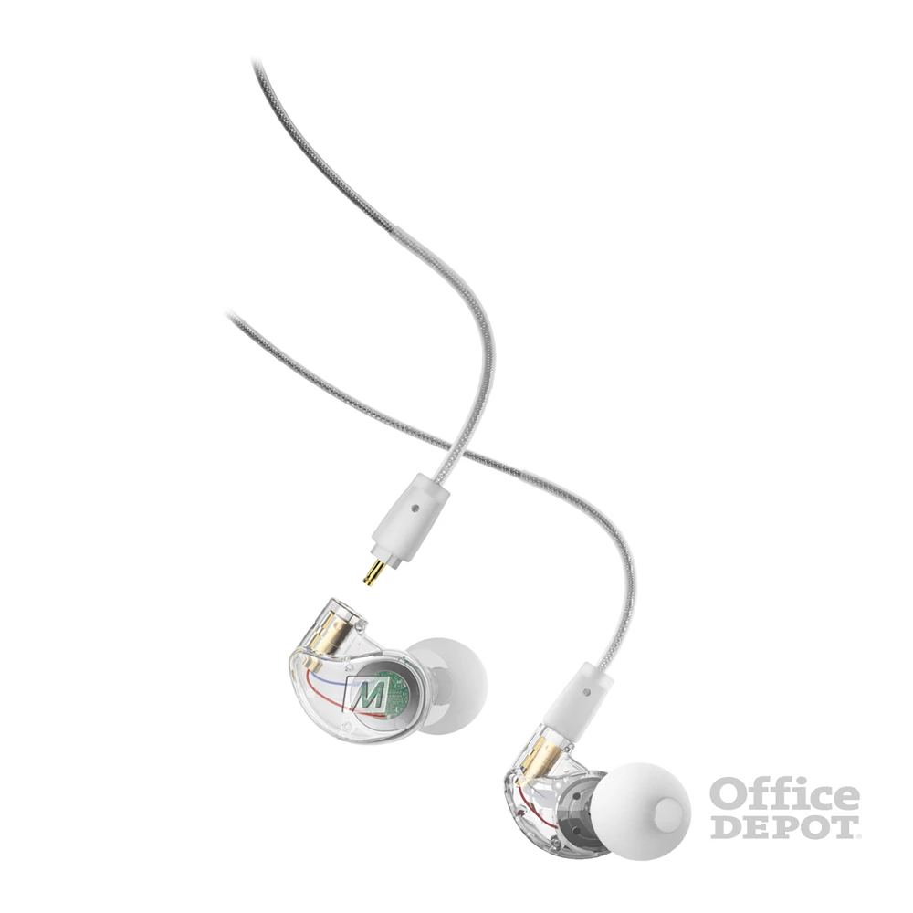 MEE Audio M6 PRO MKII - (IEM) Zajkizáró kialakítású cserélhető kábellel professzionális színtelen fülhallgató