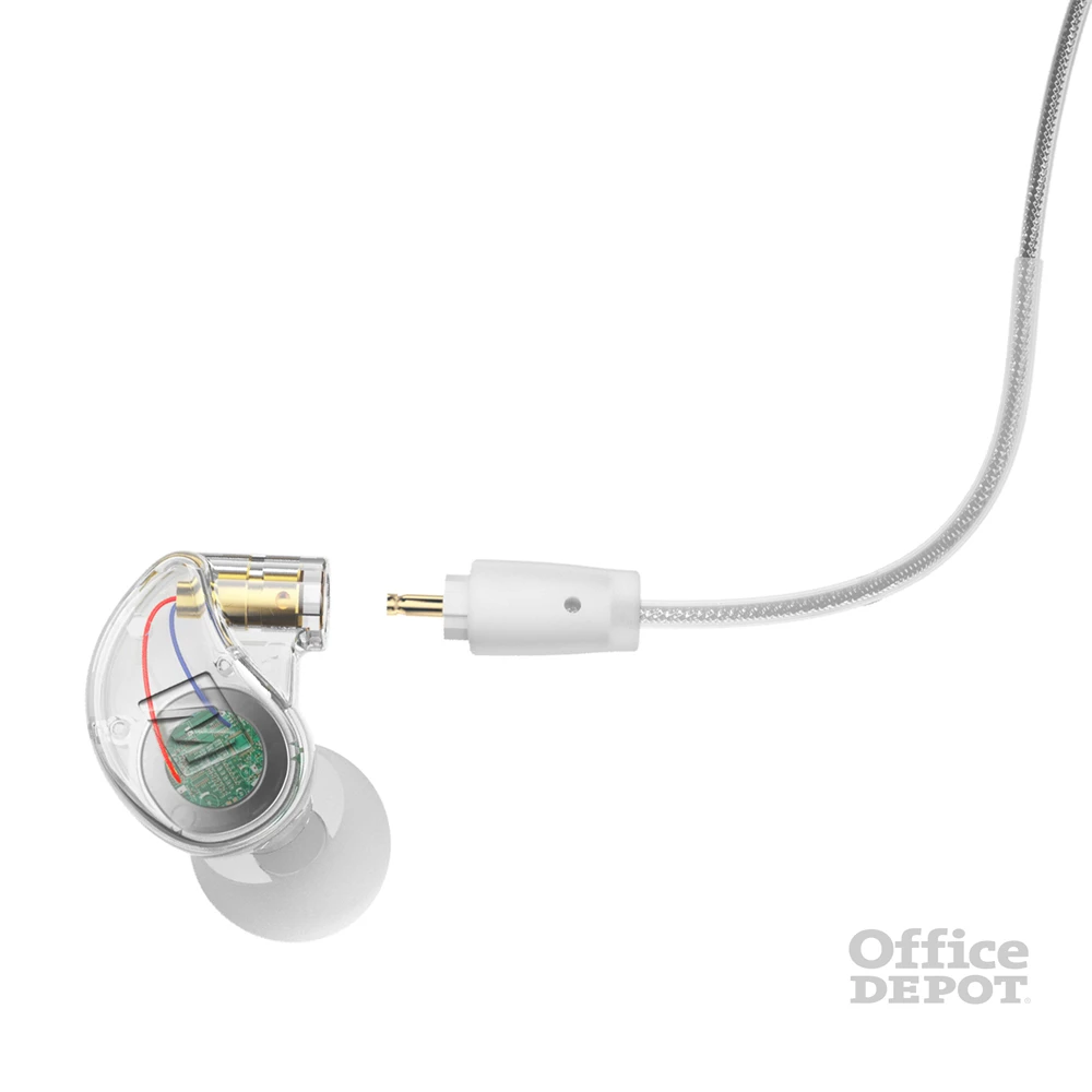 MEE Audio M6 PRO MKII - (IEM) Zajkizáró kialakítású cserélhető kábellel professzionális színtelen fülhallgató