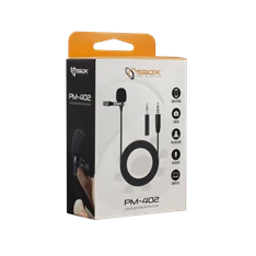SBOX PM-402 Csiptethető mikrofon, 3.5 mm SBOX PM-402 Csiptethető mikrofon, 3.5 mm