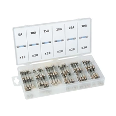 MNC 05714 120db 5-30A üveg biztosíték készlet