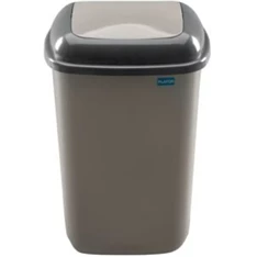 Plafor Quatro Mocca 12 literes szürke/kávé rugós billenő fedeles szemetes Plafor Quatro Mocca 12 literes szürke/kávé rugós billenő fedeles szemetes