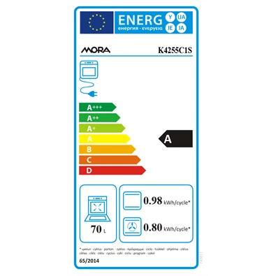 MORA K4255C1S kombinált gáztűzhely MORA K4255C1S kombinált gáztűzhely