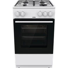 MORA P2241A1W fehér, szabadonálló, gáz, főzőzóna: 4, sütő:70L, tűzhely