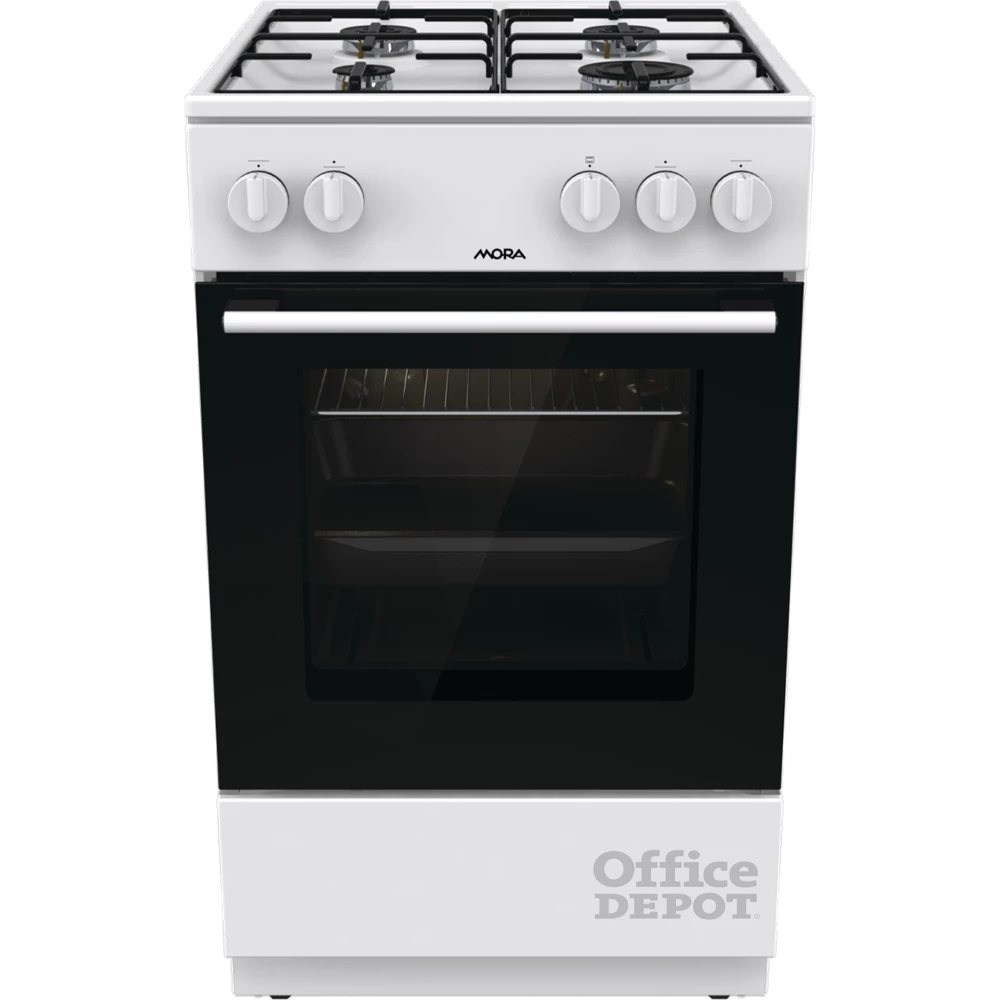 MORA P2241A1W fehér, szabadonálló, gáz, főzőzóna: 4, sütő:70L, tűzhely