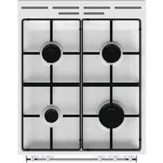 MORA P2241A1W fehér, szabadonálló, gáz, főzőzóna: 4, sütő:70L, tűzhely