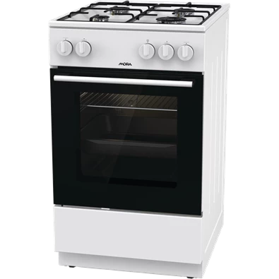 MORA P2241A1W fehér, szabadonálló, gáz, főzőzóna: 4, sütő:70L, tűzhely