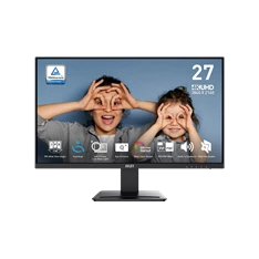 MSI 27" Business PRO MP273U UHD IPS HDMI/DP fekete monitor (Újszerű)