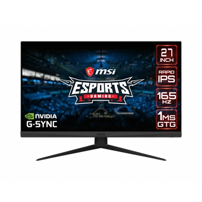 MSI 27" Optix G273QF WQHD IPS 165Hz DP/HDMI Esport gamer monitor MSI 27" Optix G273QF WQHD IPS 165Hz DP/HDMI Esport gamer monitor