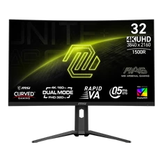 MSI 31,5" 321CUPDF UHD/FHD Dual mode320/160Hz HDMI/DP/USB-C ívelt gamer monitor